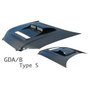 GDA/GDB インプレッサ ダクト入り高品質エアロボンネット FRP製 カーボン設定有 STOUT タイプS 高勢産業｜nextonlinestore