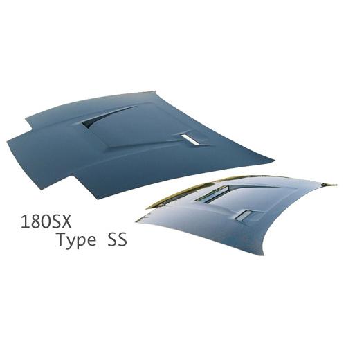 スタウト RPS13 180SX エアロボンネット タイプSS FRP製 カーボン変更可 ダクト入り...