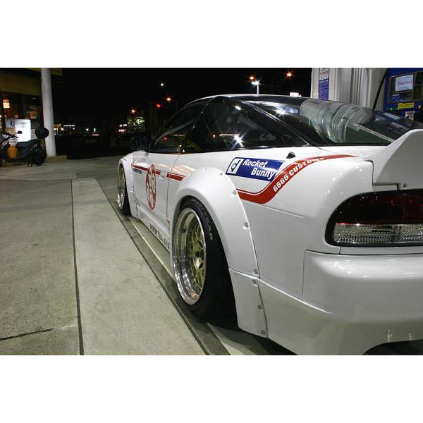 TRA京都 180SX ver.1 リアオーバーフェンダー RPS13 パンデム ロケットバニー 正...