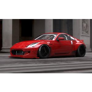 フジムラオート z34 カーボンリヤディフューザー　綾織リアルカーボン フジムラオート フェアレディZ Z34 リアアンダーデュフューザー