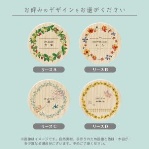 乳歯ケース パステル 木製 名前入り 木箱 出...の詳細画像2