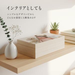 写真入り メモリアルボックス 命名ボックス 命...の詳細画像5