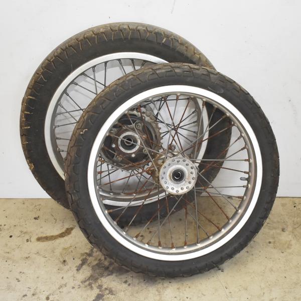 ホンダ GB250 クラブマン MC10 ホイール 前後セット FJ18x1,85 RJ18x2,1...