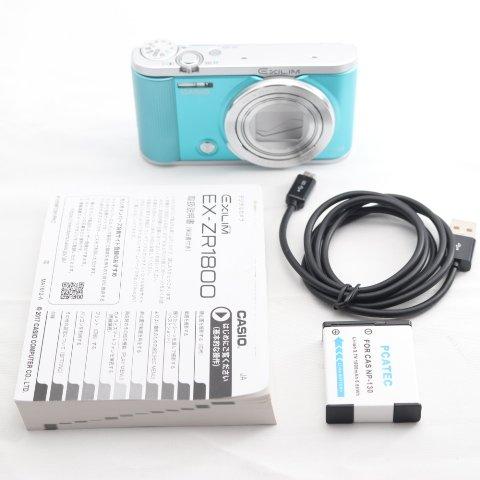 CASIO デジタルカメラ EXILIM EX-ZR1800BE 自分撮り・みんな撮りが簡単 シャッ...