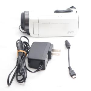 JVCKENWOOD JVC ビデオカメラ Everio R 防水 防塵 32GB シャインホワイト GZ-R470-W