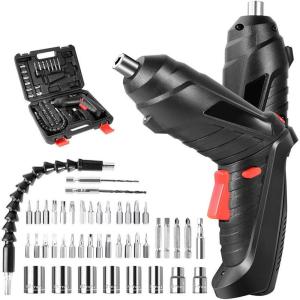 電動ドライバー 小型 セット 充電式 初心者 47本ビット
