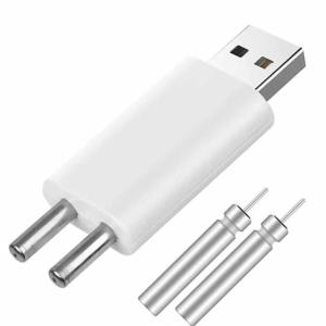 2個セット 電気ウキUSB充電器セット ギアフロート 発光電子フロート急速充電 使用し安全 耐久性 夜釣り 竿先ライト用 夜釣り フィッシング TSURIJUDE