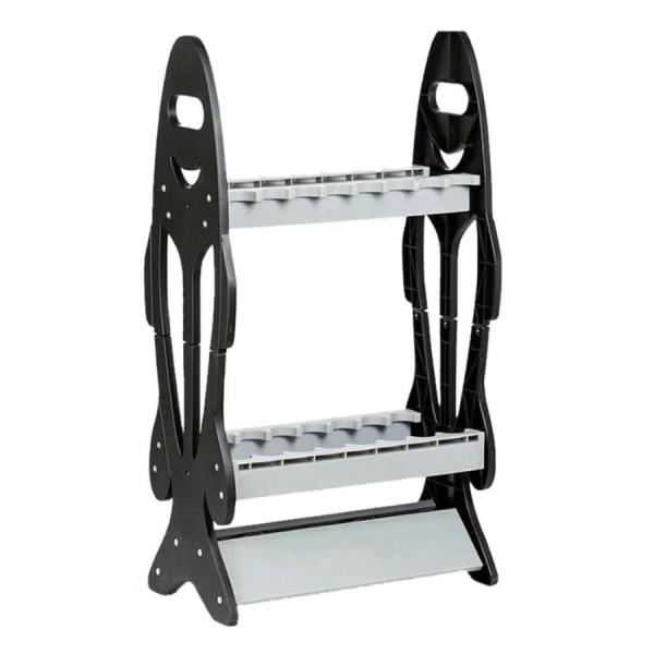 2個セット ロッドスタンド 16本収納 ロッドホルダー 釣り 竿 アウトドア 釣り用品 収納 ディス...