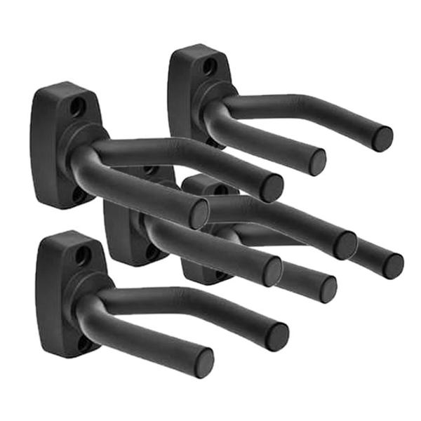 5個セット ギター ハンガー 壁掛け ホルダー ベース バイオリン マンドリン ウクレレ ネジ 取り...