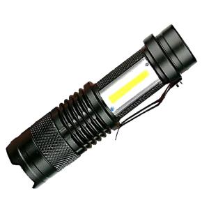 懐中電灯 USB 充電式 作業灯 XPE+COB LED 強力 超小型 防災 点滅 停電灯 高輝度 ハンディライト 伸縮ズーム フラッシュライト 夜間 明るい SK68USB