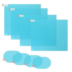 車用 ドアミラーフィルム 4枚入り 透明 汎用型 カーバックミラー 防水フィルム 防水