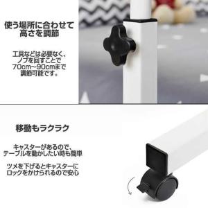 ベッド サイドテーブル キャスター デスク ブ...の詳細画像4