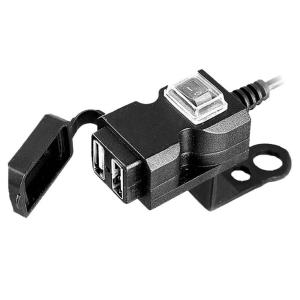 バイク USB電源 充電器 3.1A USB 2ポート 防水 スマホ