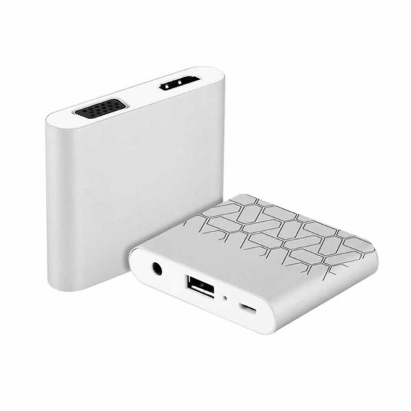 HDMI VGA 変換アダプタ 簡単接続 給電 大画面 プレゼン 会議 テレビ モニター プロジェク...