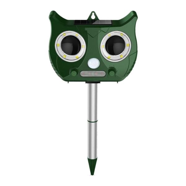 害獣撃退マシン 超音波 ソーラー式 カラス 猫 猪 鹿 猫よけ 動物撃退器 害獣撃退 超音波 ソーラ...