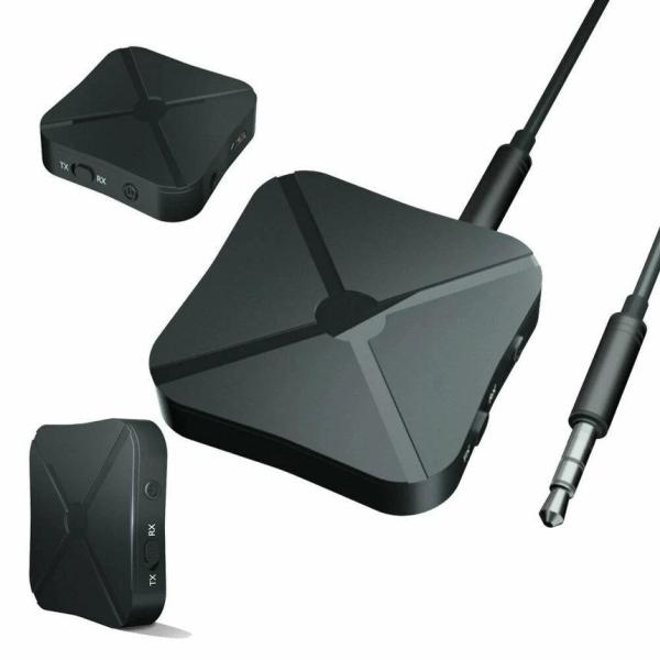 2個セット Bluetooth4.2 トランスミッター レシーバー 1台2役 送信機 受信機 無線 ...