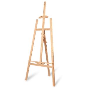 イーゼル スタンド ナチュラル 胡桃色 木製イーゼル 150CM 高さ