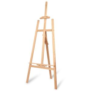 イーゼル スタンド ナチュラル 胡桃色 木製イーゼル 150CM 高さ調節