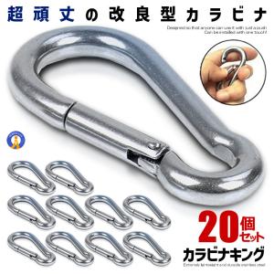 2セット カラビナ 10台セット ステンレス スプリングフック キーホルダー 多機能カラビナ アウトドア トレッキング 落下防止 10-STKARABI｜nexts