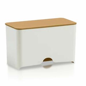 マスクケース 50枚収納可能 容器 マスク入れ ボックス ディスペンサー 使い捨てマスク 収納 おしゃれ 木目調 MSTOKEER