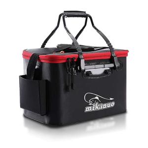 ポケット付き 釣り バッカン 40cm 23L 屋外折りたたみ EVA製