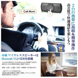 スピーカー 車用 サンバイザー Bluetoo...の詳細画像2