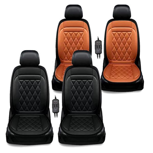 2個セット カーシート ヒーター 即暖 運転席＆助手席セット 2段階温度調節 12V 車載 ホットシ...