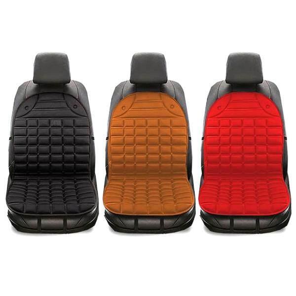 ホットカーシート 1人掛け 運転席タイプ 急速加熱 カーシート ヒーター 12V 車載 シートヒータ...