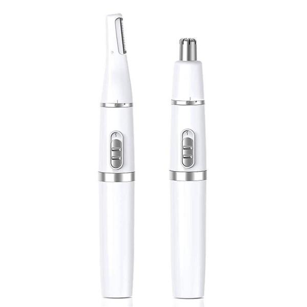 眉毛 シェーバー R形状 乾電池式 男女兼用 眉毛カット 水洗い 鼻毛カッター フェイスシェーバー ...