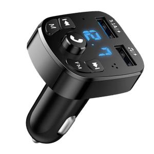 FMトランシ‐バ‐ FMトランスミッター Bluetooth 5 USB 2ポート 12V 24V 対応 急速充電