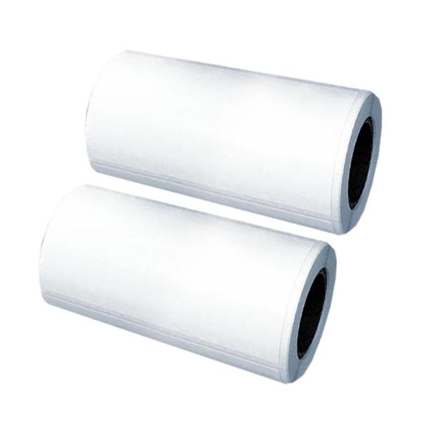 4個セット ラベルプリンター用 ラベルロール紙 ススマプリ用 印刷 スマホ シール 感熱式 インク不...