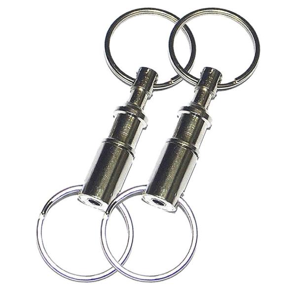 4個セット クイックリリースキーホルダー クイックリリース キーホルダー カギ 鍵 分割 分離 着脱...