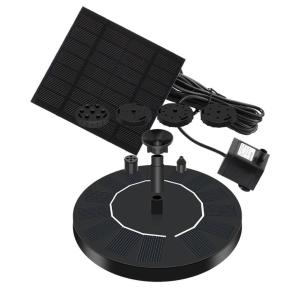 ソーラーポンプ 噴水 屋外 1.5w ガーデン用噴水 丸型太陽噴水ポンプ