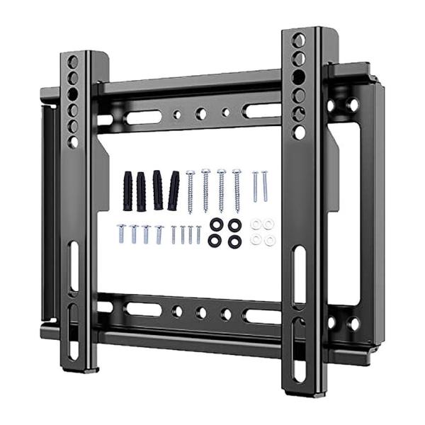 2個セット テレビ壁掛け テレビ壁掛け金具 14〜42インチ 対応 極薄型 液晶PCモニタ 固定式 ...