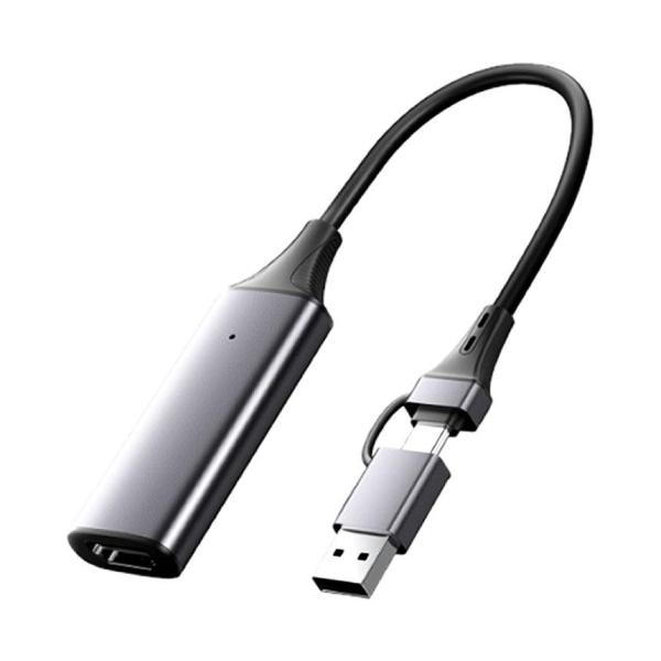 2個セット HDMI ビデオキャプチャカード Switch USB&amp;Type C 2in1 1080...