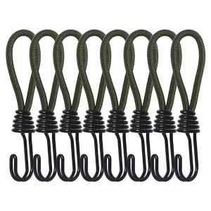 ストレッチコード カラビナ付き フック付き シンプル テント タープ