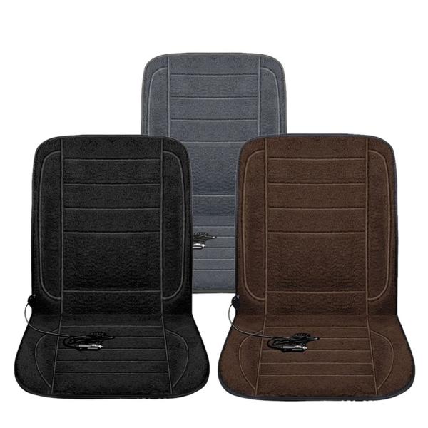 シートカバー カーシート 運転席タイプ 柔らか ウール ヒーター 12V 車載 2段階温度調節 ホッ...