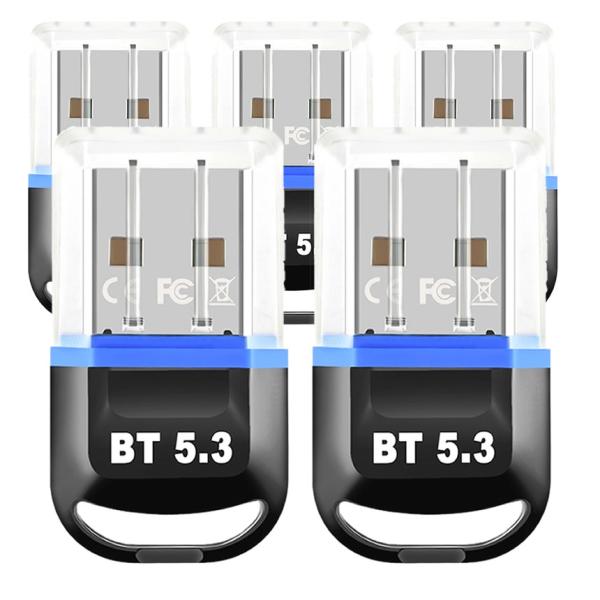 5個セット Bluetooth5.3 USB アダプタドライバー不要 挿し込 即利用 超低遅延 超小...