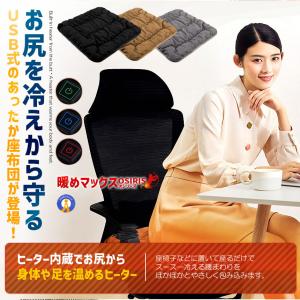 あったかグッズ USB クッション 電気 座布...の詳細画像2
