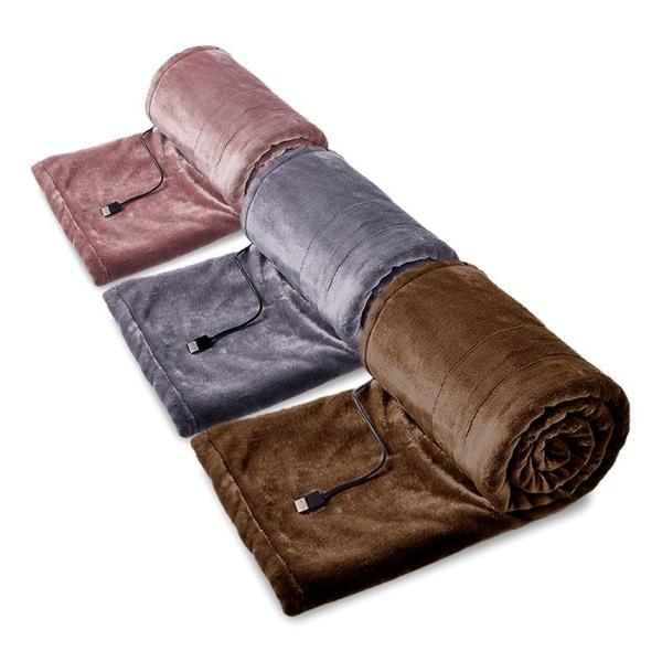 着る ブランケット 2025 電気毛布 掛け 洗える usb ホットブランケット 140ｘ80cm ...