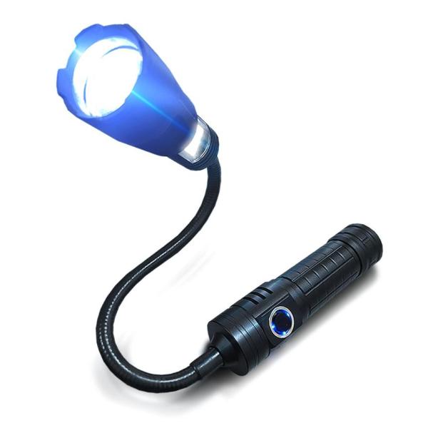 5個セット 懐中電灯 充電式 led 強力 最強 小型 フレキシブル 800ルーメン コンパクト  ...