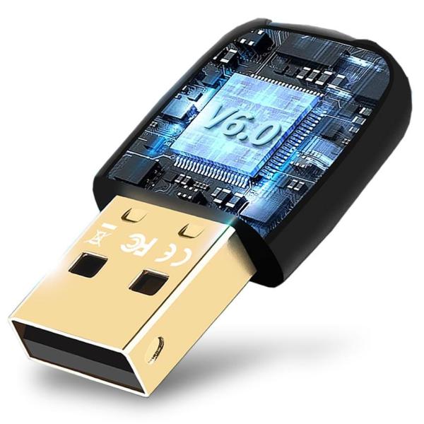 Bluetooth 6.0 USB アダプタ USB-A コネクタ搭載 低遅延 長距離通信 30m ...