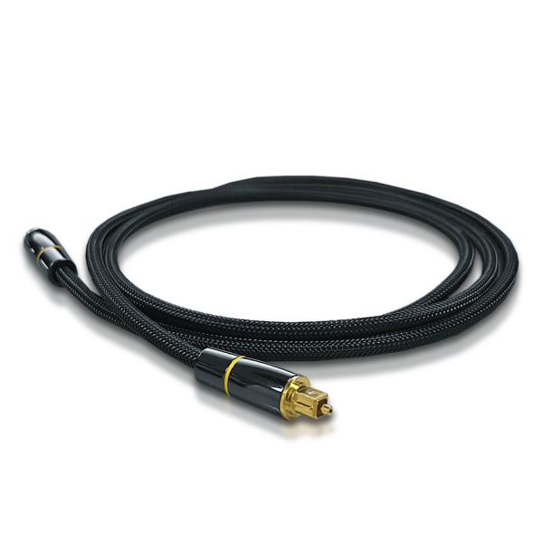 光デジタルケーブル 1.5m 高品質 光ケーブル 角型プラグ オーディオケーブル ナイロン HIKA...