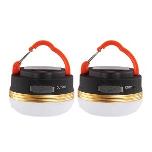 LEDランタン 2個セット USB充電式 アウトドアライト 3つ調光モード 小型 軽量 IP65防水 フック付き マグネット式 アウトドア 登山 キャンプ 2-MUTELAN