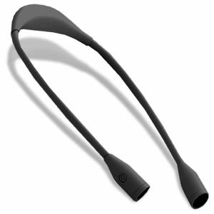 首かけライト ブラック LED ネックライト 360度調整可能