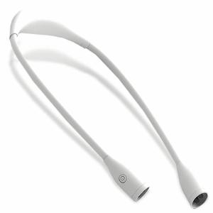 首かけライト ホワイト LED ネックライト 360度調整可能