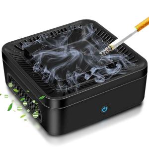 2個セット 自宅喫煙所 逆流 煙 吸い込む 脱臭機 灰皿星条旗 空気清浄機