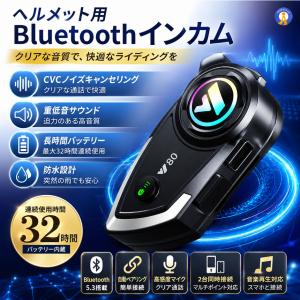 Bluetooth5.3 バイク インカム ヘ...の詳細画像2