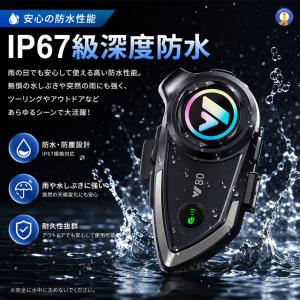 Bluetooth5.3 バイク インカム ヘ...の詳細画像4
