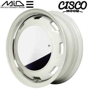 MID ガルシア CISCO MOON ホイール1本 オールドイングリッシュホワイト/リムヴァーレイポリッシュ 4.5J-15inch 4H/100 inset+45｜nextsportsys2